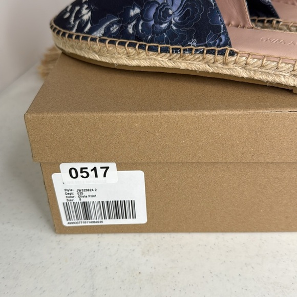 JOHNNY WAS Olivia Mule Espadrille Flats olivia print Sz 8 - Picture 9 of 10